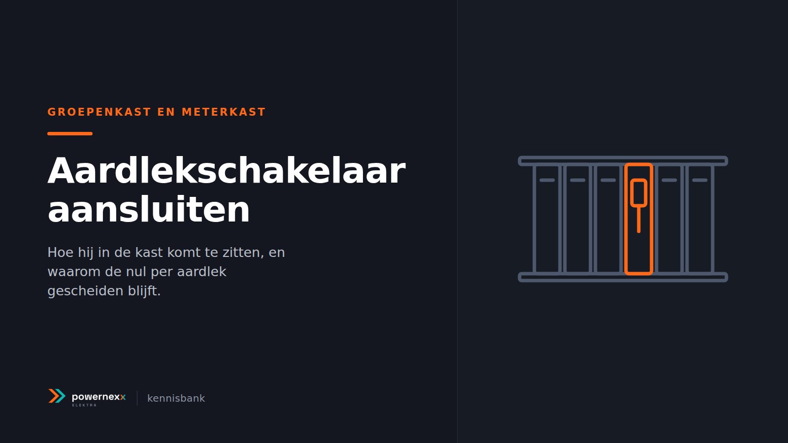 Omslagbeeld van het artikel Aardlekschakelaar aansluiten