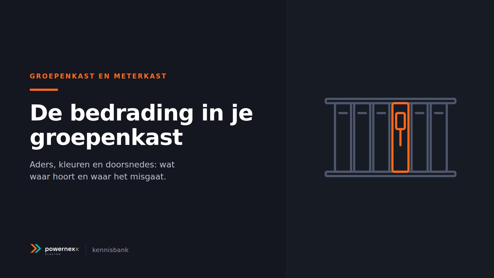 Omslagbeeld van het artikel De bedrading in je groepenkast