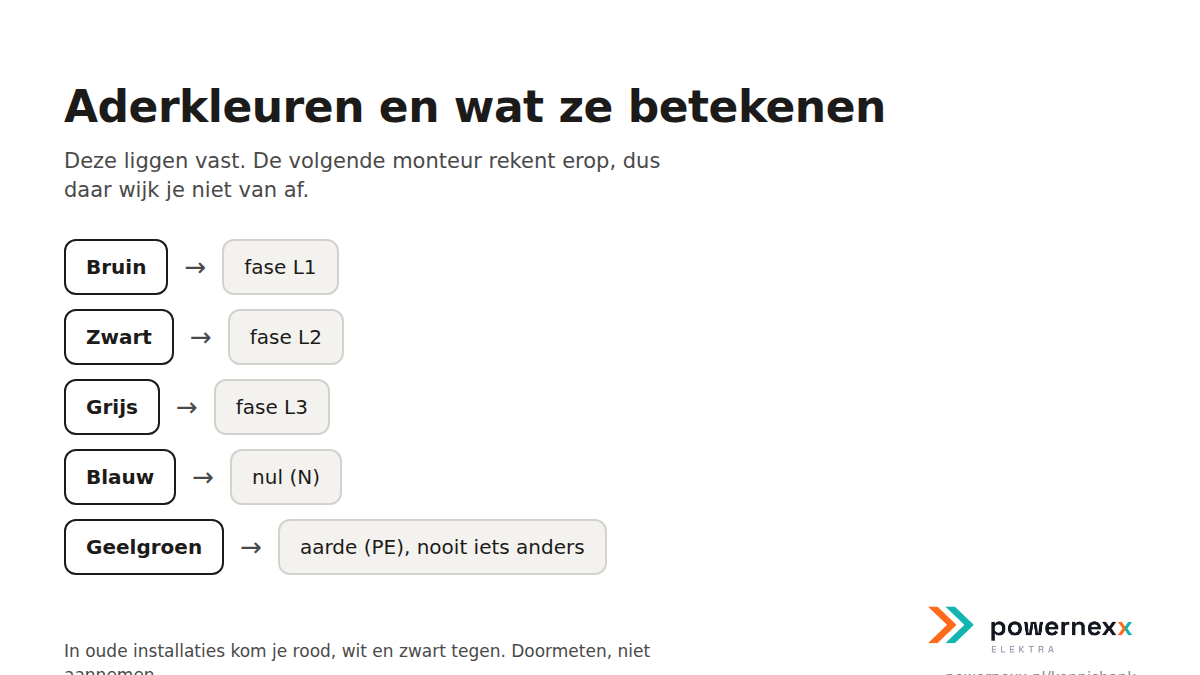 Kleurenschema van aderkleuren met functie