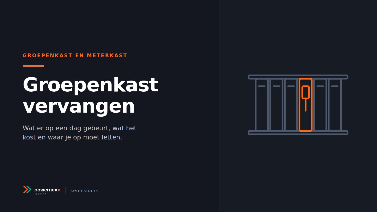 Omslagbeeld van het artikel Groepenkast vervangen