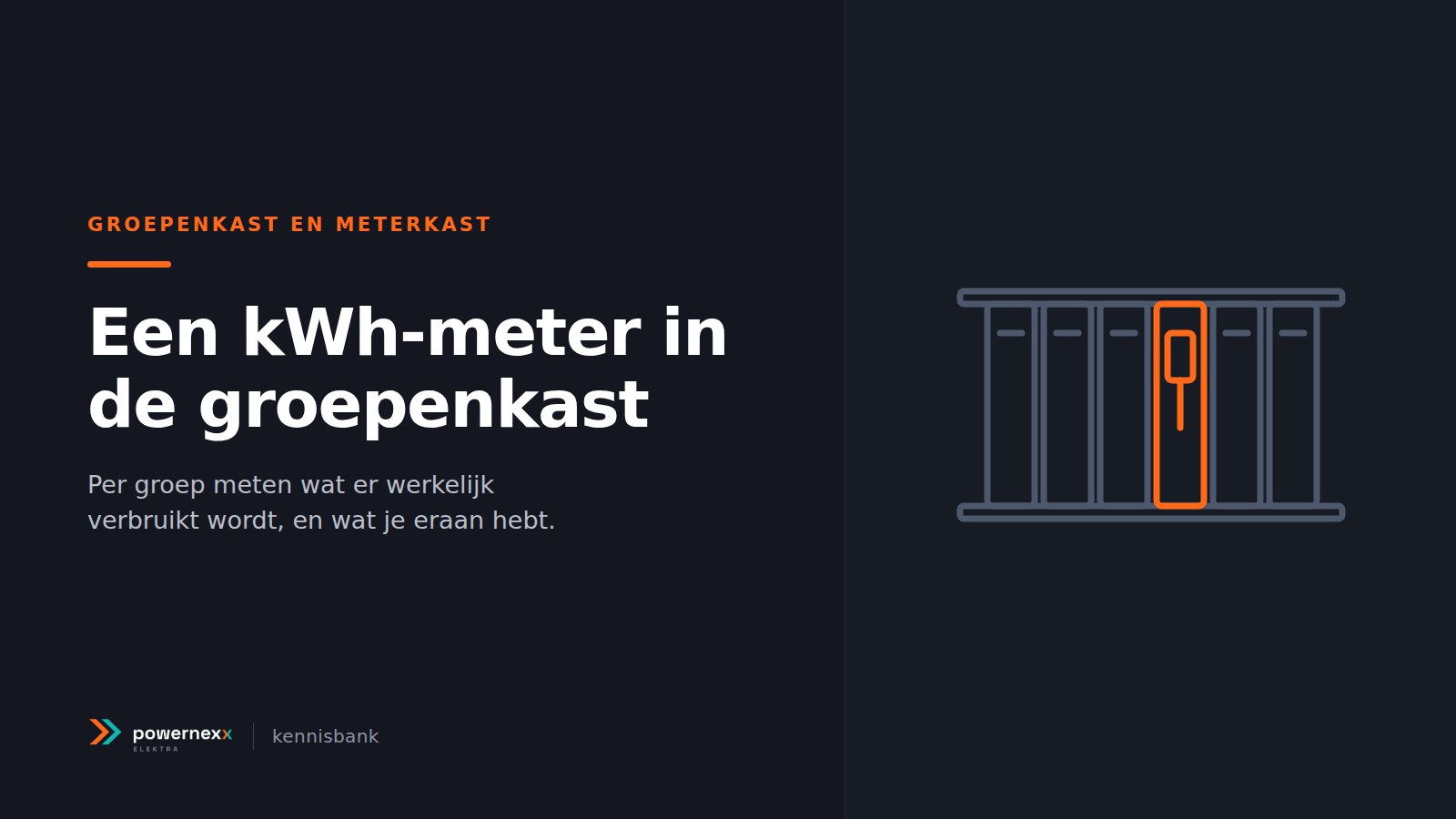 Omslagbeeld van het artikel Een kWh-meter in de groepenkast