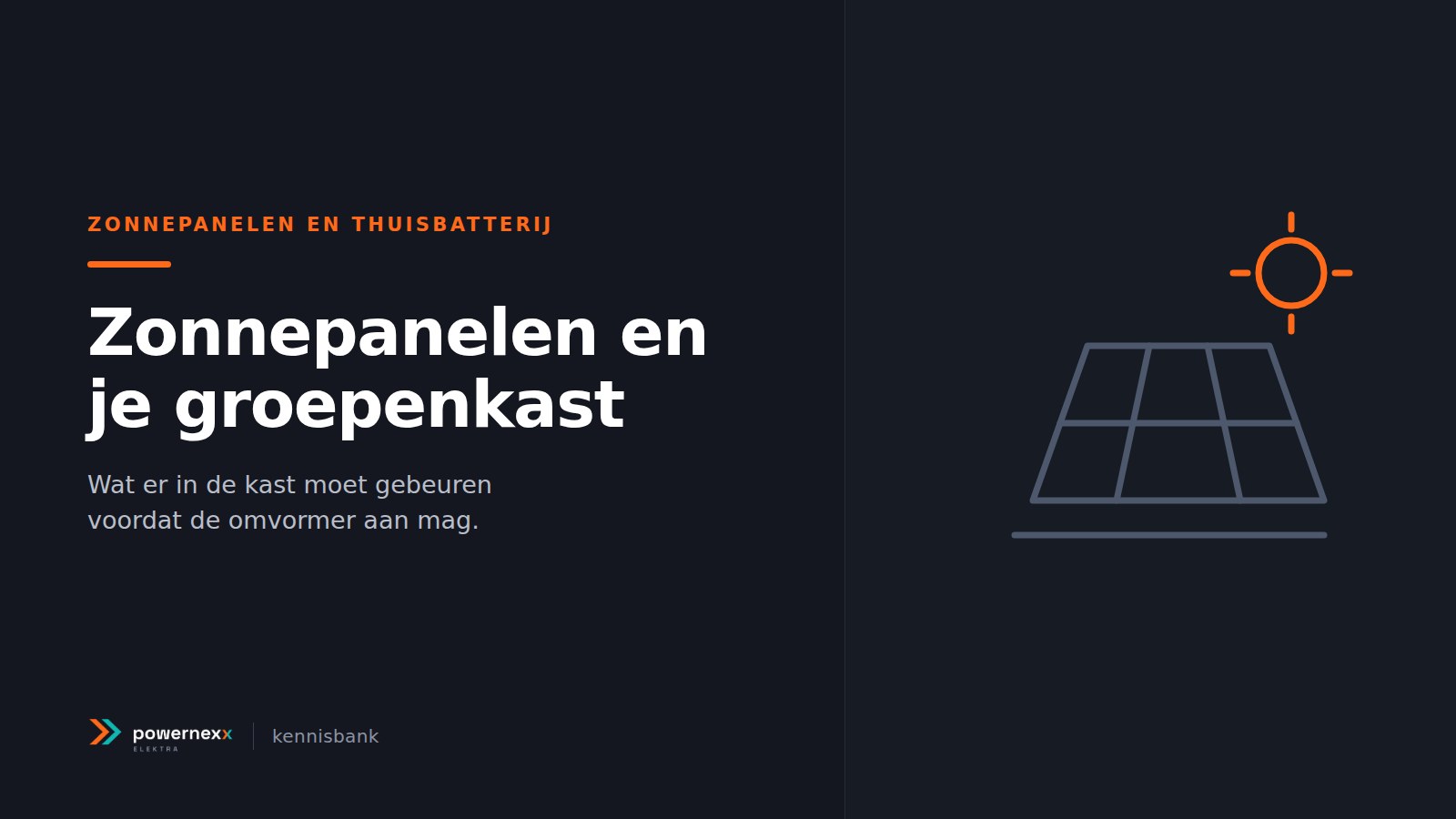 Omslagbeeld van het artikel Zonnepanelen en je groepenkast