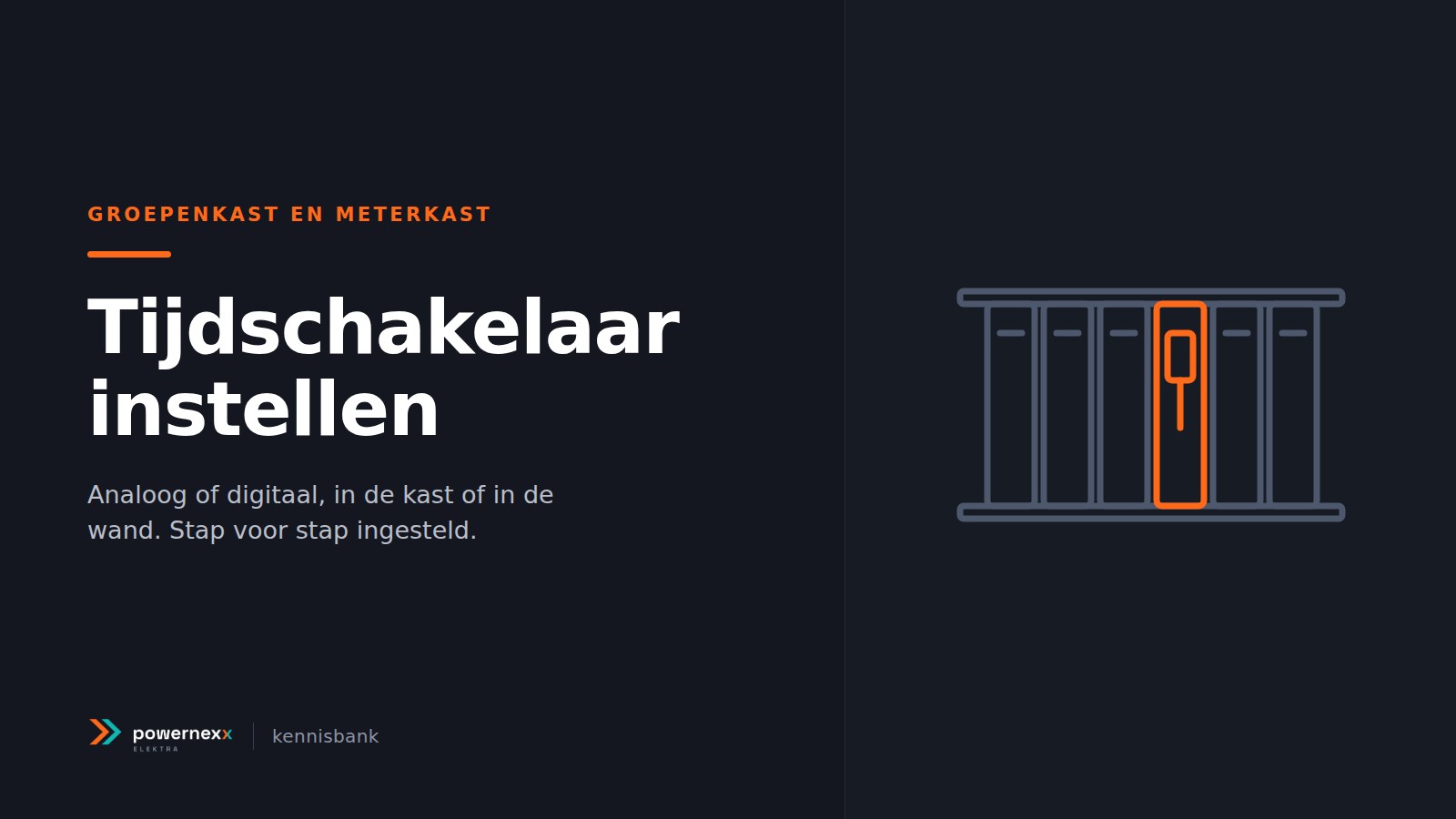 Omslagbeeld van het artikel Tijdschakelaar instellen